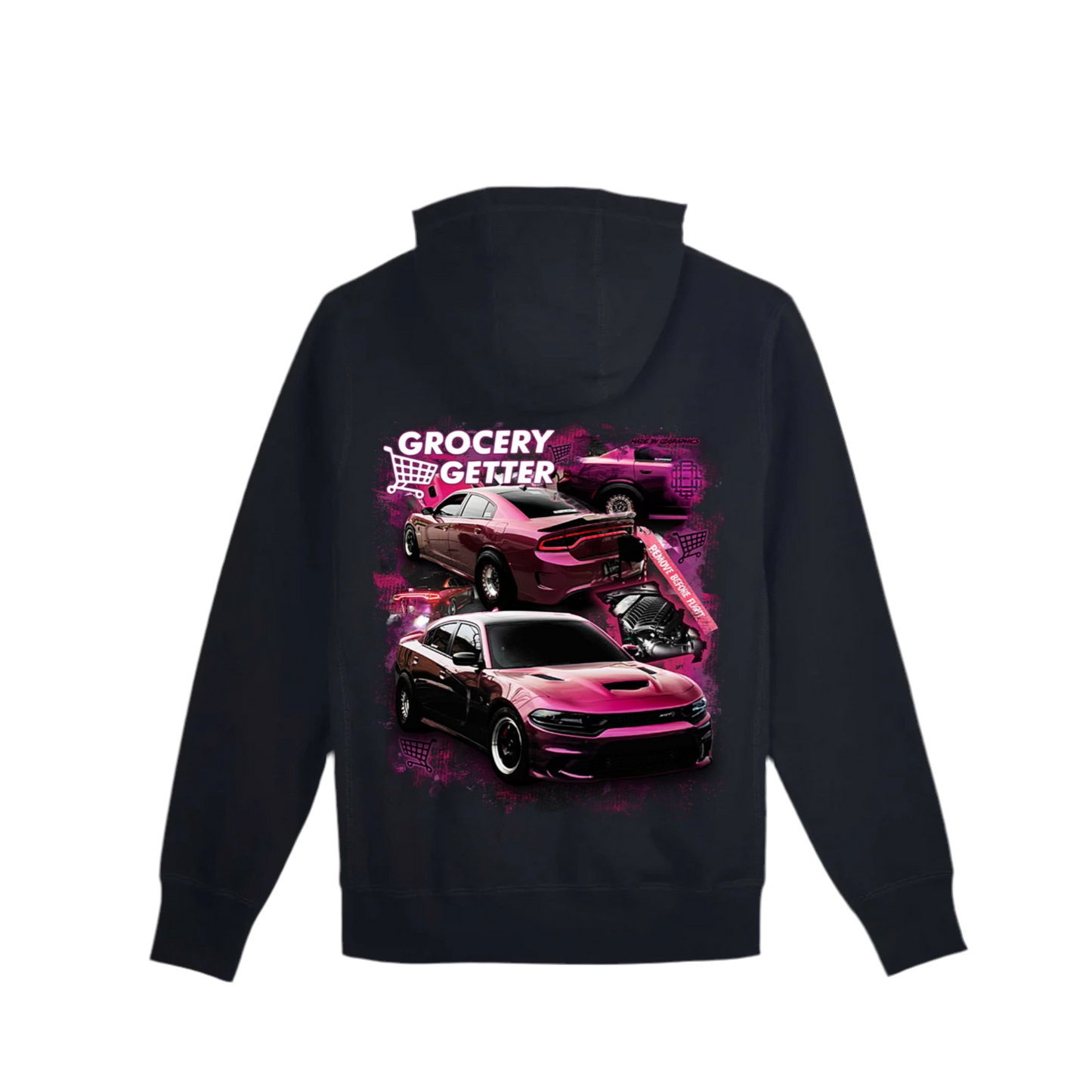 Grocery Getter Hoodie Black “Hellcat”