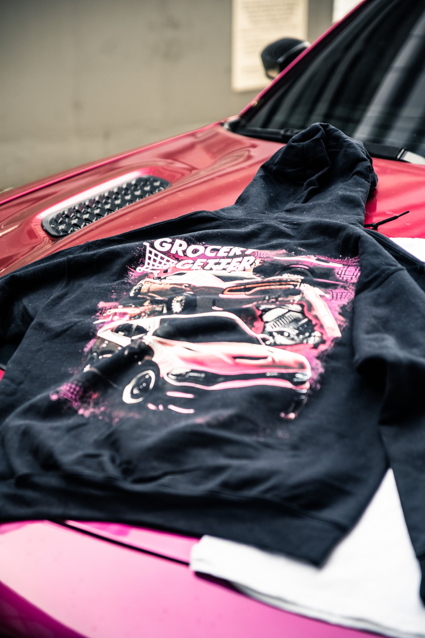 Grocery Getter Hoodie Black “Hellcat”