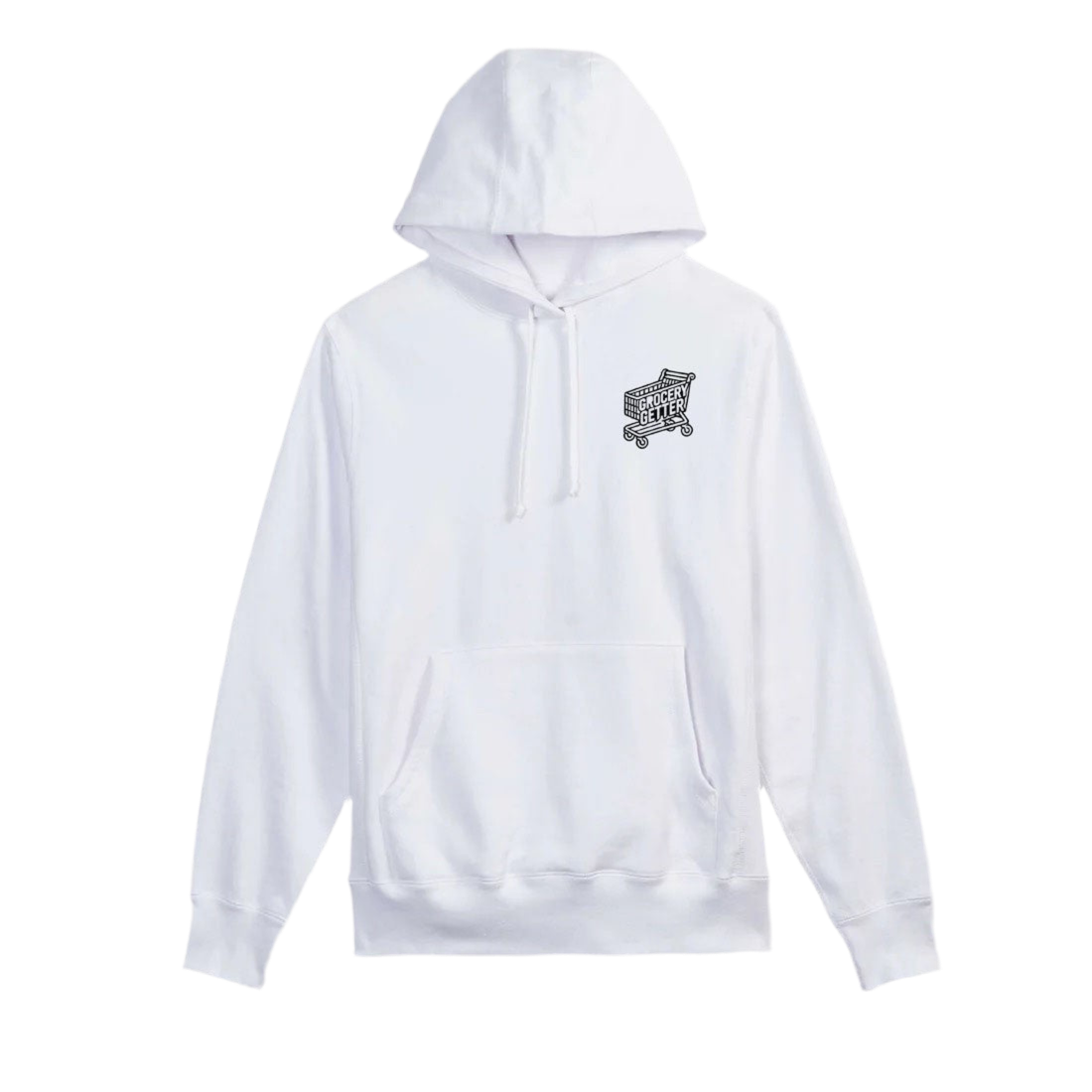 Grocery Getter Hoodie White “Hellcat”