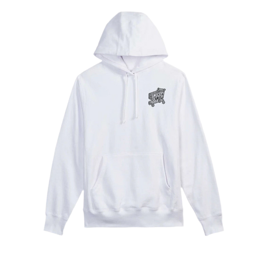 Grocery Getter Hoodie White “Hellcat”